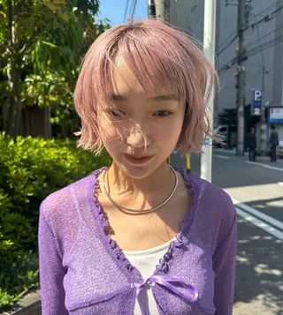 ミディアム 🌼FERIA梅田 shiho🌼のヘアスタイル