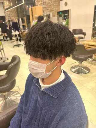 パーマ メンズ メンズカット松戸/韓 国/メンズパーマ航太のヘアスタイル