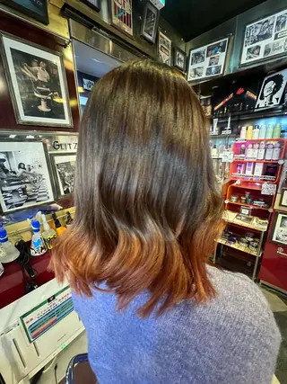 ミディアム 横浜ロングミディアム レイヤー/ 平林侑馬のヘアスタイル