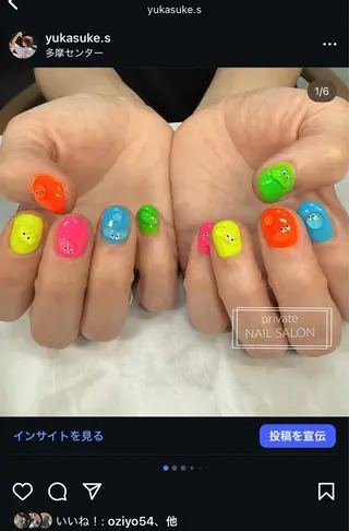 ネイル S nail多摩のネイルデザイン
