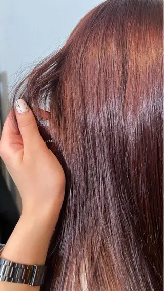 ロング カラー 森田 琴心のヘアスタイル