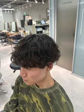 パーマ メンズ メンズカット松戸/韓 国/メンズパーマ航太のヘアスタイル