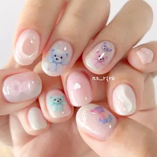 ネイル Nail salon - riru -所属・ネイリスト Nokaのネイルデザイン