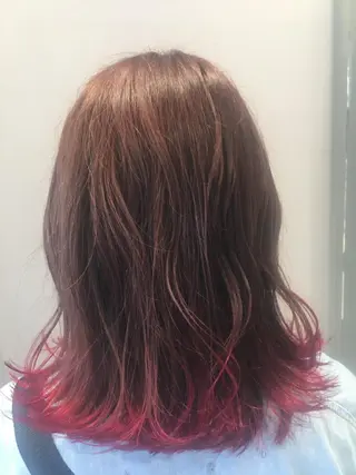 セミロング TECHRISE金山所属・ERIKO Tのヘアスタイル