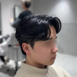 パーマ メンズ 曲がる縮毛/カルマパ ーマ/池袋/横村大全のヘアスタイル