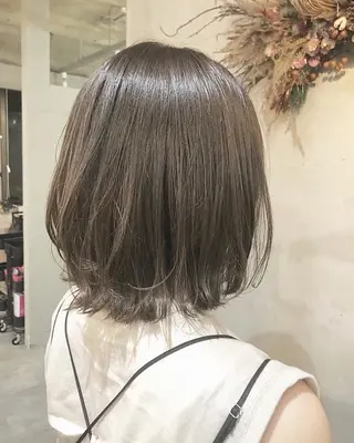 ミディアム カラー sano sayakaのヘアスタイル