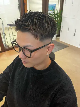 ショート メンズ 西村 歩真のヘアスタイル
