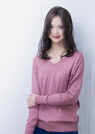 セミロング 森 海のヘアスタイル