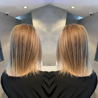 ミディアム カラー ギャルの革命児 秀斗のヘアスタイル