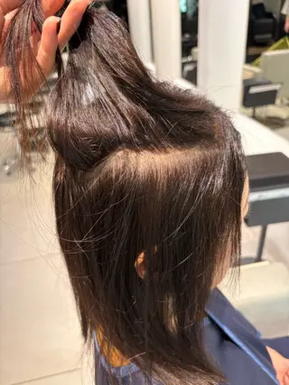 セミロング カラー stair:case 加藤由都のヘアスタイル