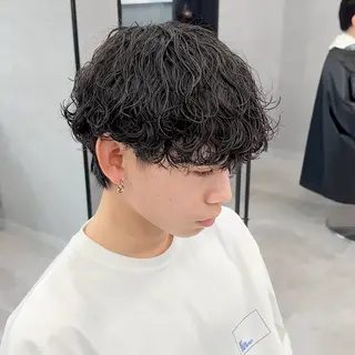 メンズ 🎖️似合わせメンズ パーマ🎖️カネキのヘアスタイル