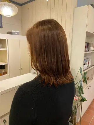 ミディアム カラー Hanon hair＆relaxation所属・🌿‬Hanon 藤井よし乃🌿‬のヘアスタイル