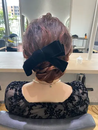 ロング ヘアアレンジ 髪質改善/艶カラー 🎀ヘアアレンジ🎀のヘアスタイル