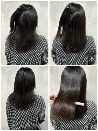 セミロング 満足度⭕️縮毛矯正師 谷口にお任せを👍のヘアスタイル