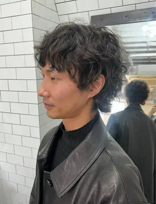 ショート 紙屋町ショート /ボブ　パーマ河内蓮のヘアスタイル