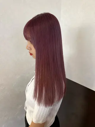 カラー nehus nagaoka所属・🖤複雑履歴ブリーチ Mizuki 🖤のヘアスタイル