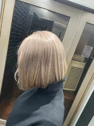 ショート カラーブリーチ特化 石原勇希のヘアスタイル