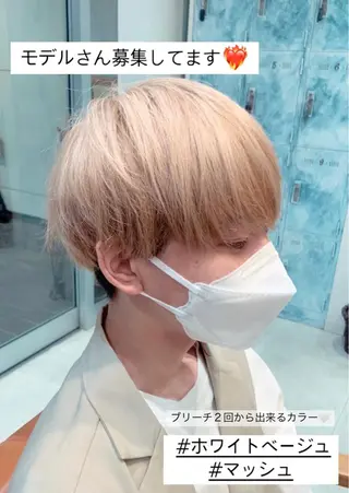 カラー メンズ アニメ髪・ウルフ🦇 樋口莉夏のヘアスタイル