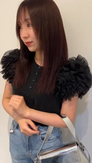 セミロング KOCHAB本山所属・三谷 はるなのヘアスタイル