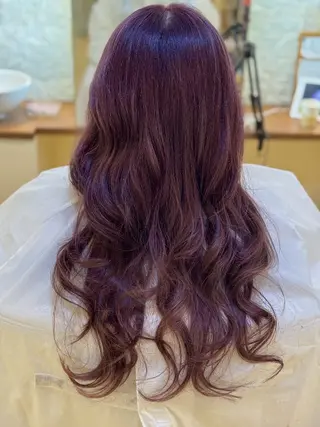 ロング 鈴木 さやかのヘアスタイル