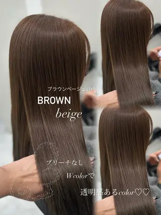 ロング カラー 上品モテヘア🩶 karen🩶のヘアスタイル