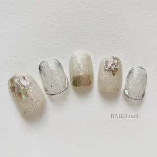ネイル BABELバベル所属・江戸川橋✨BABEL 【バベル】大人可愛いのネイルデザイン