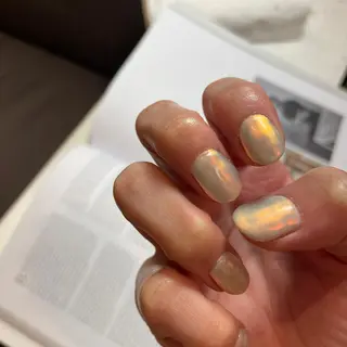 ネイル anyora nail salon所属・大人ワンホン キラキラ/Ayanoのネイルデザイン