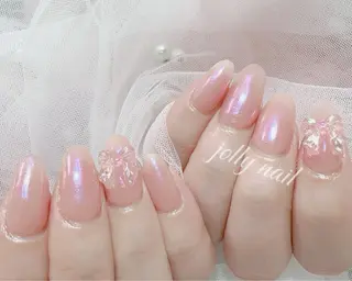 ネイル Jolly チップ長さだしのネイルデザイン