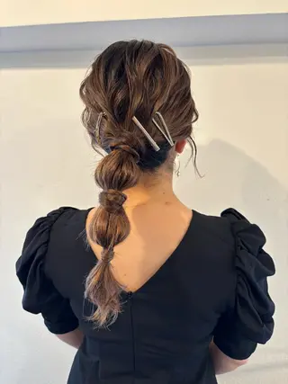 ヘアアレンジ LOOPER &..所属・eye.hair　◎ akiのマツエク・マツパデザイン