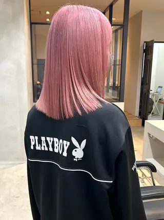 セミロング カラー 艶カラー YOSHIMURAのヘアスタイル