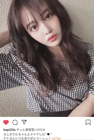 ミディアム カラー テトネ タカシのヘアスタイル