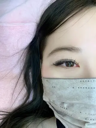 マツエク・マツパ 似合わせカット暖色 カラーhiyonaのヘアスタイル