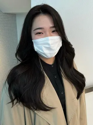 ロング カラー 【韓国ヘア・ネイル】 HINATA🍒のネイルデザイン