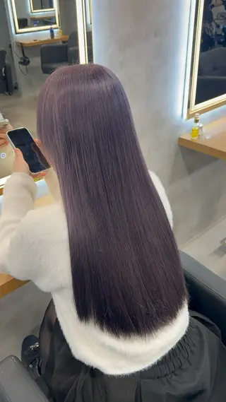 ロング カラー ブリーチなしの達人 🇰🇷KAITOのヘアスタイル