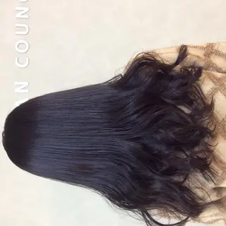 セミロング 吉田 恒のヘアスタイル