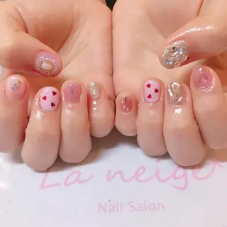 ネイル La neige* yuki 🥯🍑のネイルデザイン