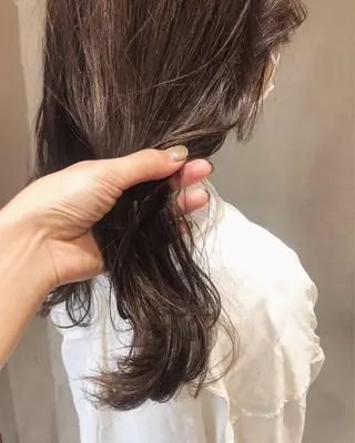 ロング カラー ヘアアレンジ 酸性縮毛矯正🧴韓国 レイヤー/髪質改善のヘアスタイル