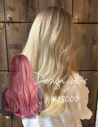 ロング カラー ヘアアレンジ 名駅/垢抜けカラー/ 髪質改善/リナ♡のヘアスタイル