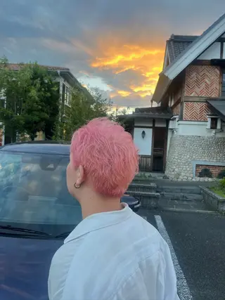 カラー メンズ 水野 志陽のヘアスタイル