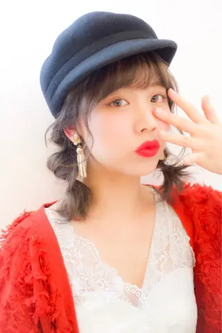 ミディアム ヘアアレンジ ai あいのヘアスタイル