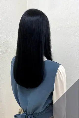 ロング カラー 菊地 紗矢のヘアスタイル