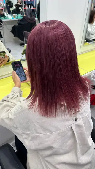 カラー akari🎀🤍 ガーリーstyleのヘアスタイル