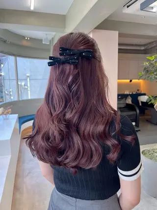 カラー ayaka♡ 柔らかカラーのヘアスタイル