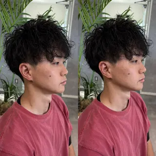 メンズ メンズパーマ/艶 モテカラー/福井悟朗のヘアスタイル