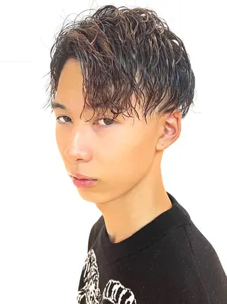 パーマ ゼロスバーバーショップ所属・予約1000件超 ✨メンズパーマのヘアスタイル