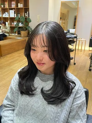 ミディアム 縮毛矯正/レイヤー /ひかる🌙のヘアスタイル