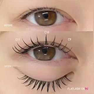 マツエク・マツパ 𝑻𝑹𝑰𝑵𝑻 えつこ ♥︎のマツエク・マツパデザイン