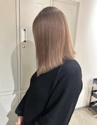 ミディアム カラー miri髪質改善 久留米/韓国のヘアスタイル