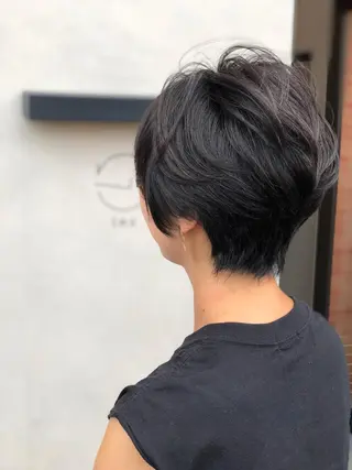 ショート カラー 当日予約🆗ショート /ハイライト/松本のヘアスタイル