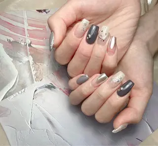 ネイル M🌷nail 長さだし専門店のネイルデザイン